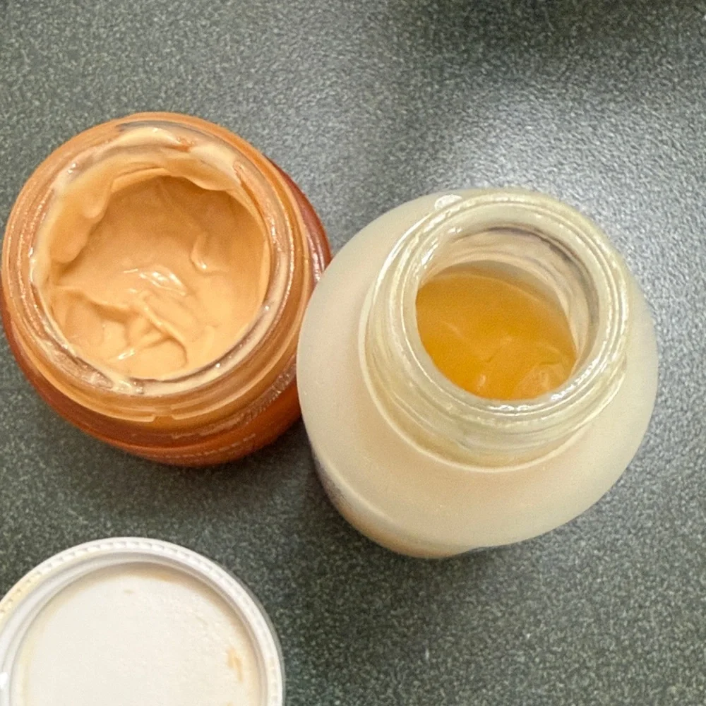 Ole Henriksen Banana Bright Eye Crème and Dewtopia 20% Acid Night Treatment Open